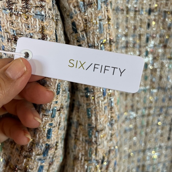 Women’s Six/Fifty - Katy Tweed Textured Blazer - Picture 8 of 15